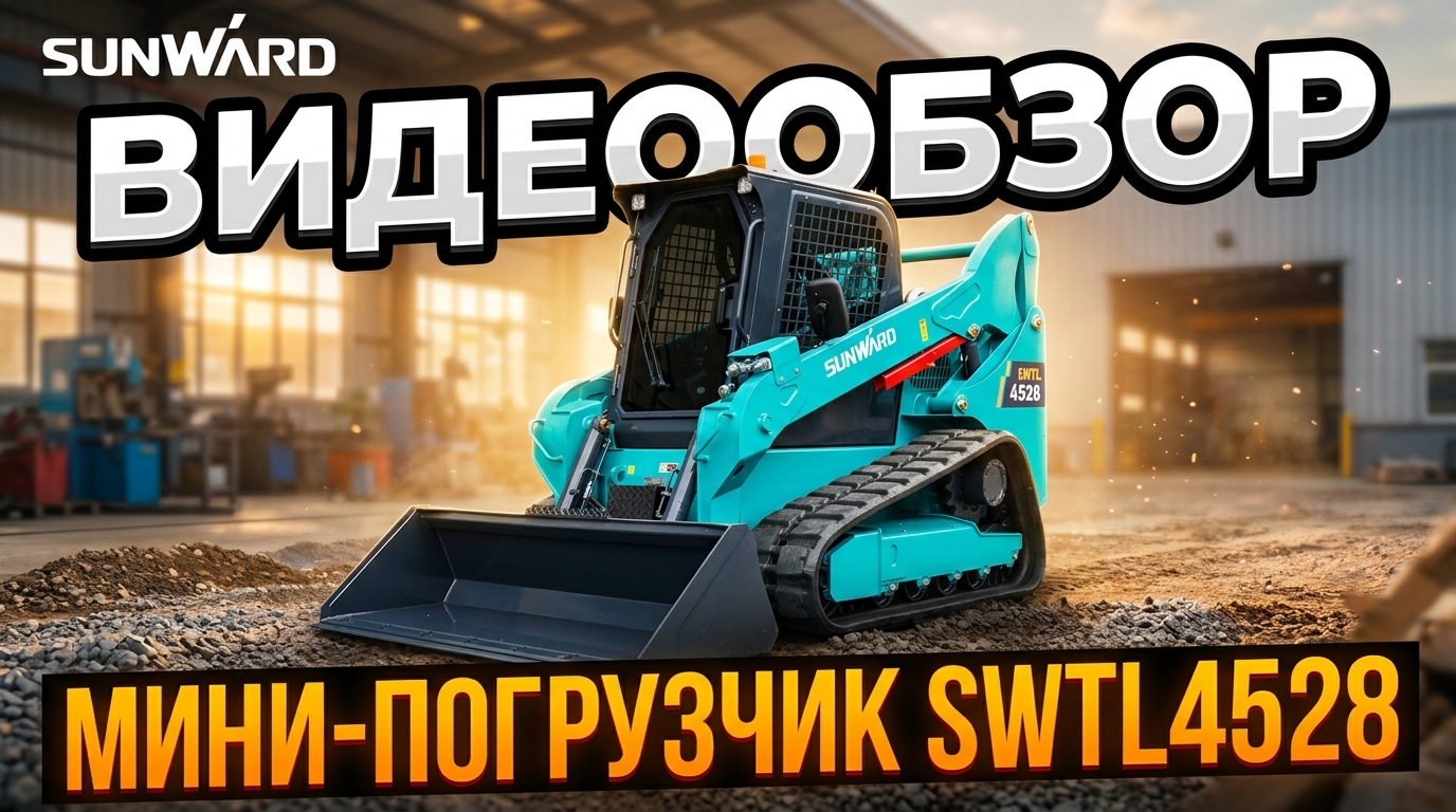 Честный видеообзор мини-погрузчика SUNWARD SWTL4528
